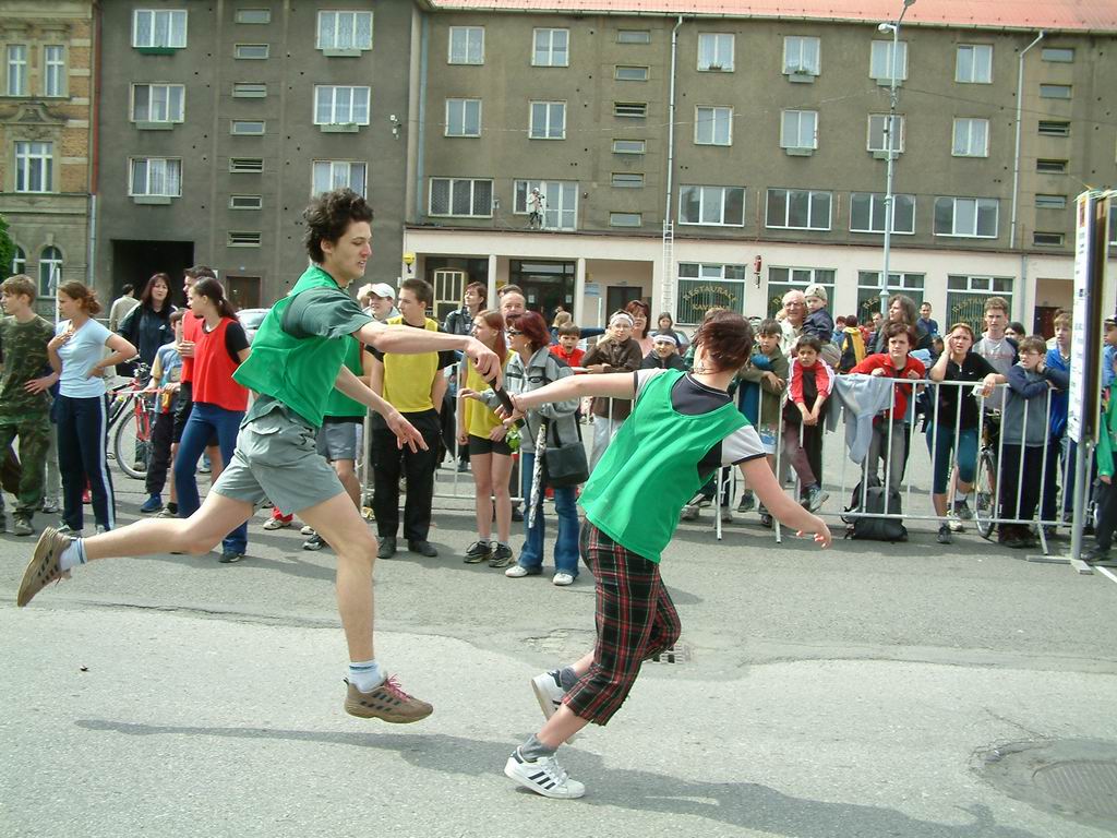 Běh ulicemi města
