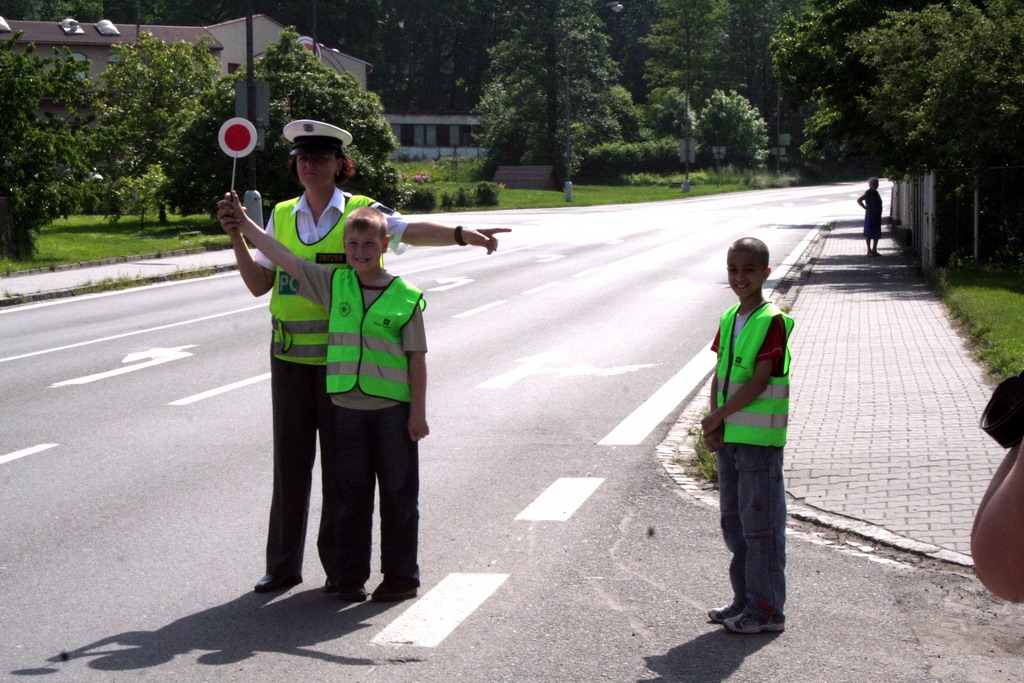 Akce Policie ČR a žáků ZŠ ve Skřečoni
