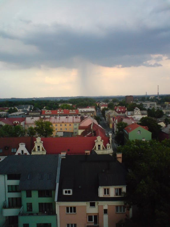 Deště a bouřky nad Bohumínem