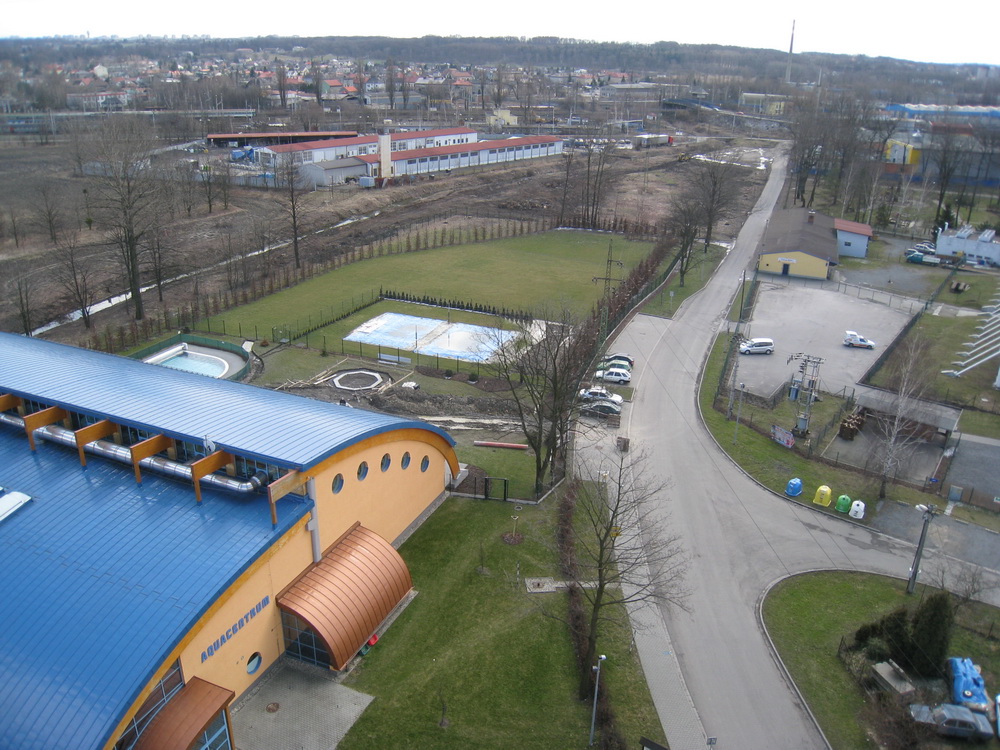 Aquacentrum - stavba brouzdaliště