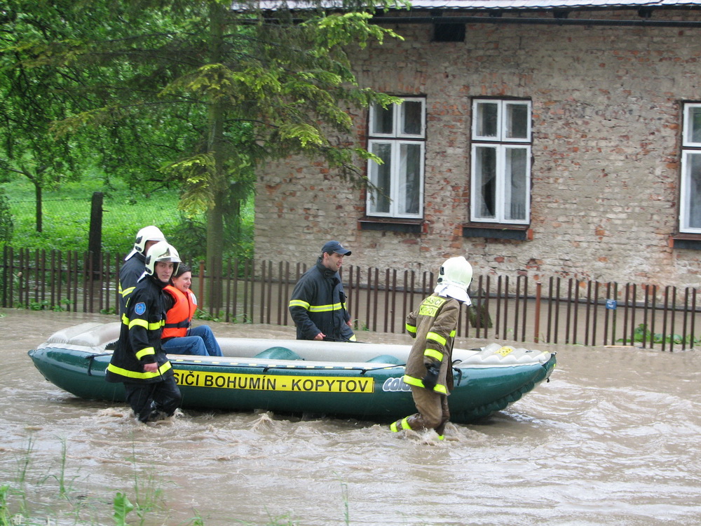 Povodně očima kopytovských hasičů