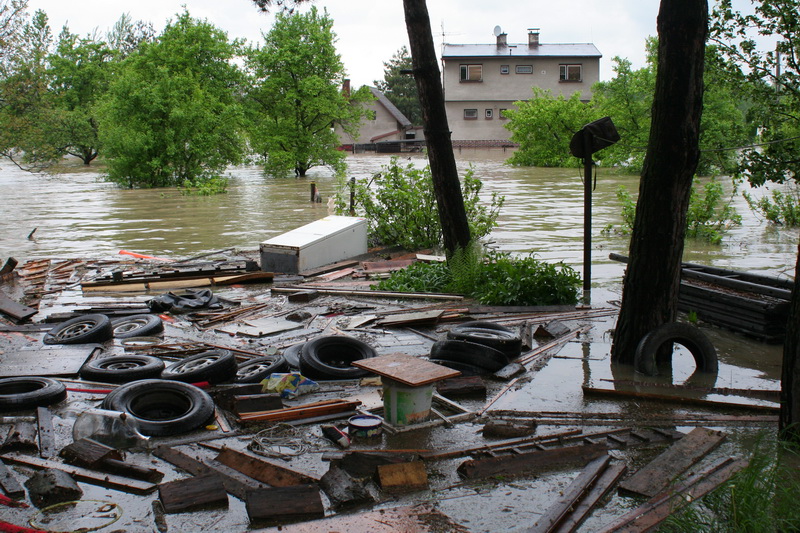 Povodně - Vrbice