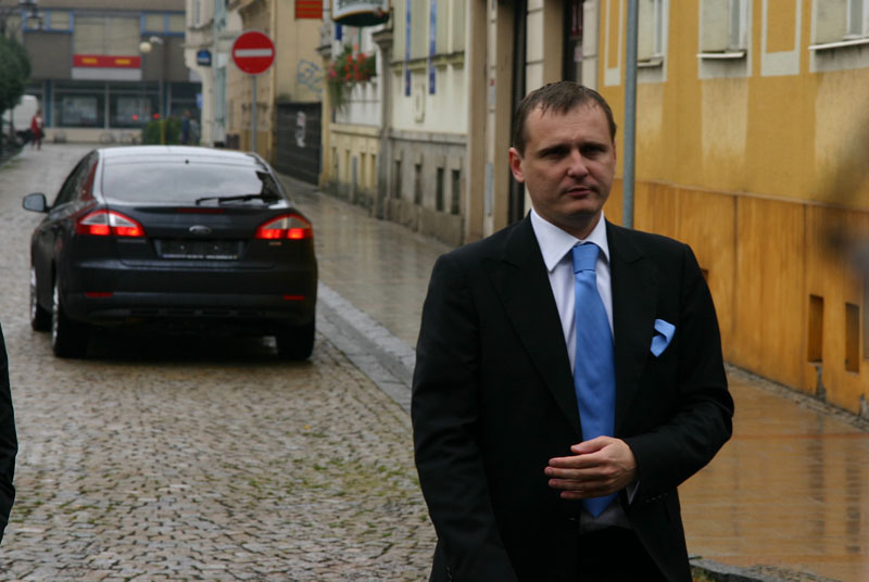 Návštěva ministra dopravy Víta Bárty v Bohumíně