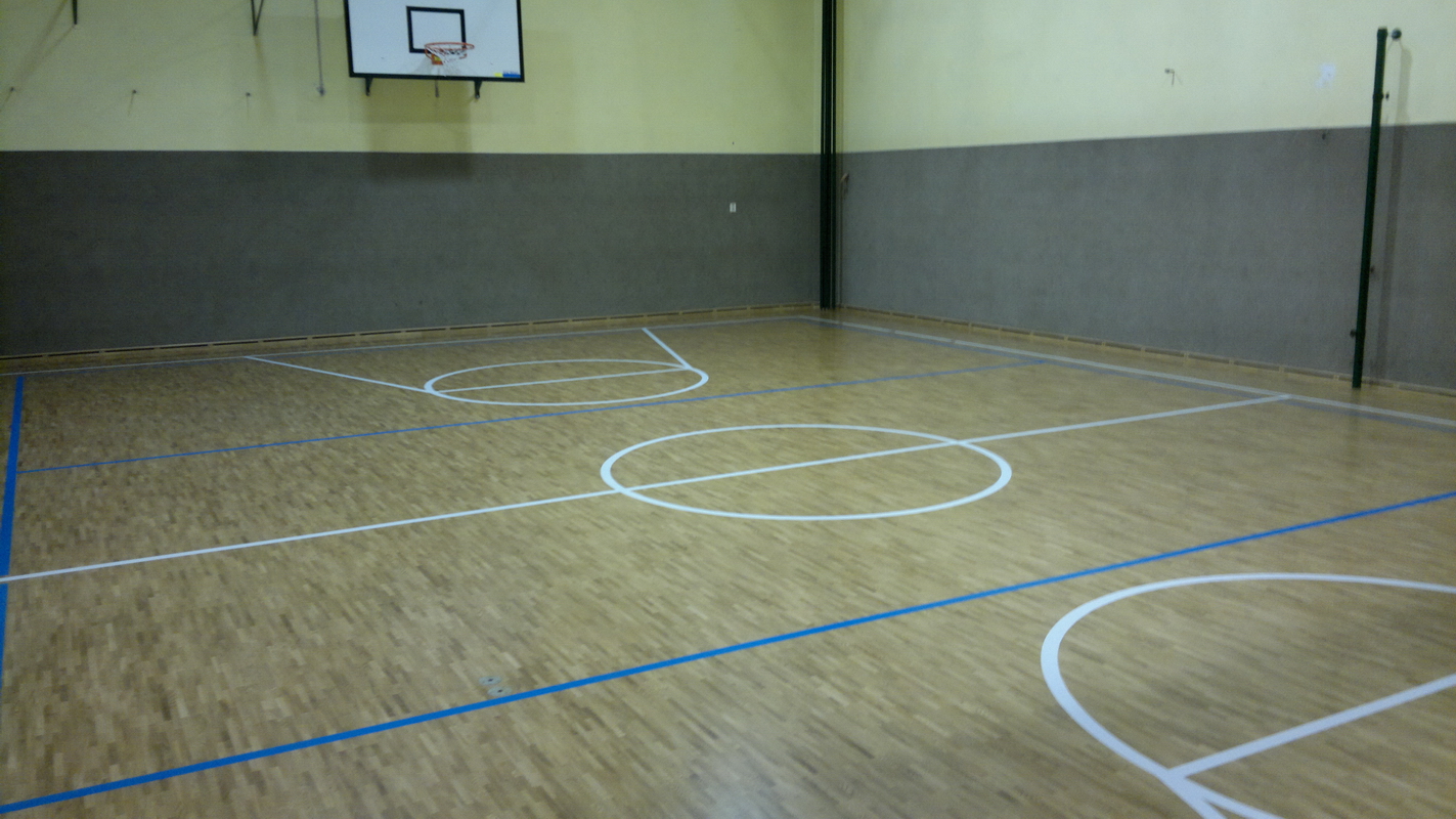 Výměna podlahy v tělocvičně ZŠ a MŠ Skřečoň