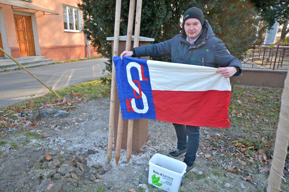Výsadba Masarykovy lípy