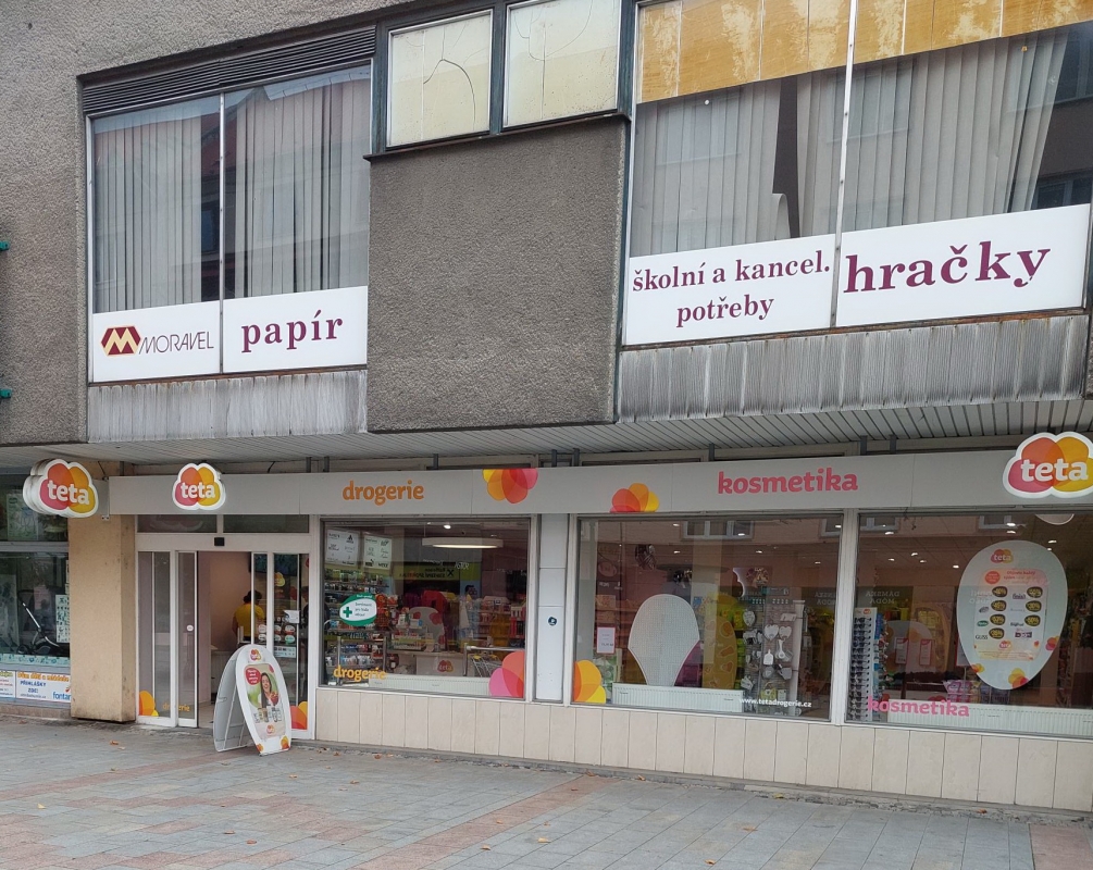 TETA drogerie a lékárny ČR - hlavní třída