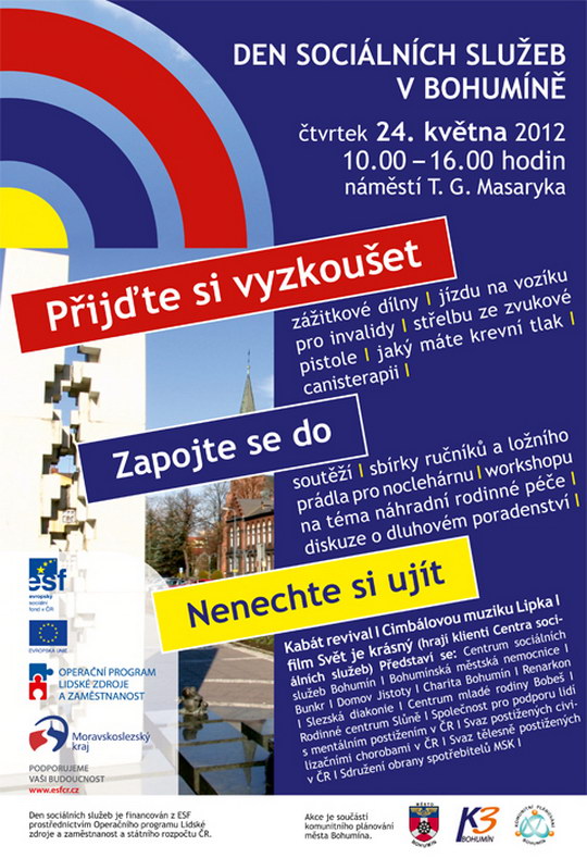 V Bohumíně zítra propukne Den sociálních služeb