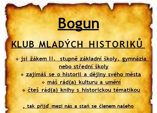 Mladí historikové budou mít v Bohumíně vlastní klub