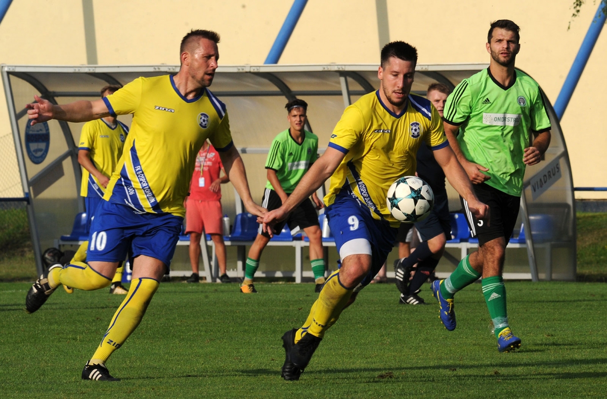 Rozjetý fotbalový Bospor prověří loni ještě třetiligový tým