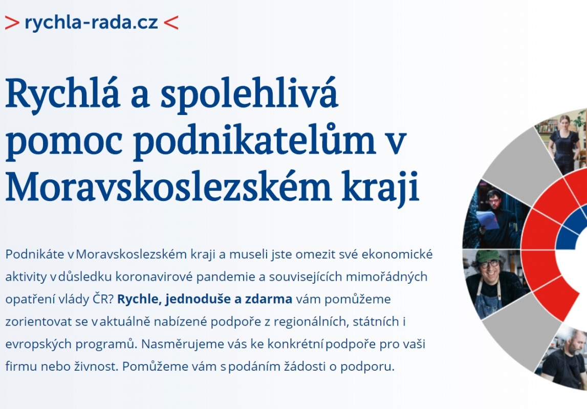 Kraj spustil projekt Rychlá rada, pomůže podnikatelům