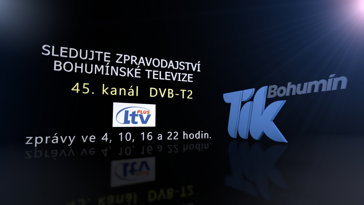 Televizní zprávy z Bohumína nově na 45. kanálu DVB-T2