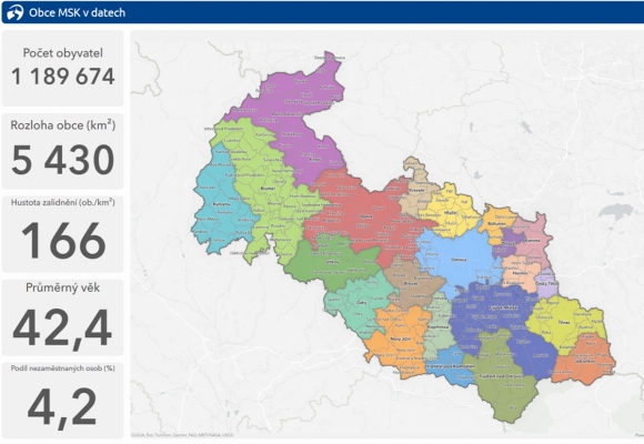 Nový datový portál Moravskoslezského kraje je veřejně přístupný