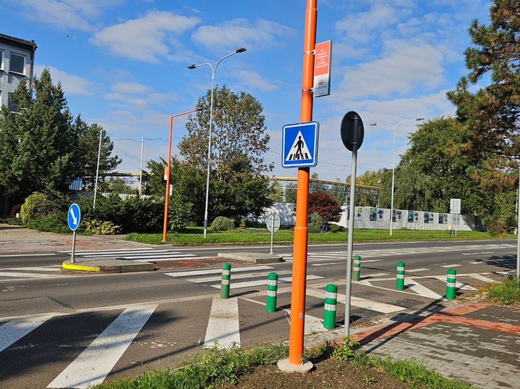 Osvětlení přechodu Bezručova Bohumín