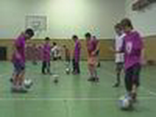 Zimní příprava fotbalistů - show video