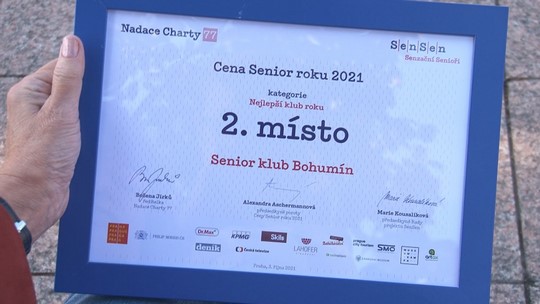 Druhý nejlepší seniorklub v Česku je z Bohumína - przedstawić wideo
