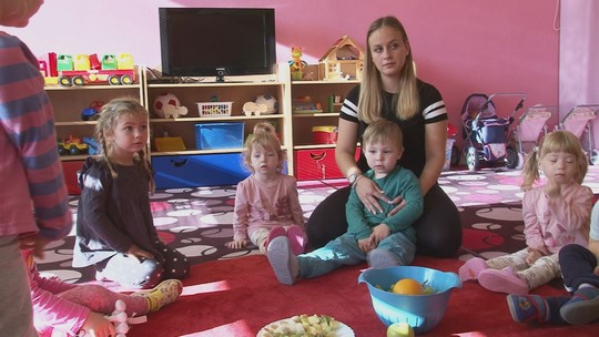 Třída výhradně s dětmi do tří let věku poprvé v Bohumíně - przedstawić wideo