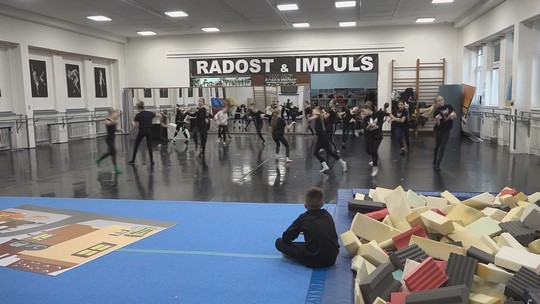 Taneční workshop Radosti s hvězdami oboru - przedstawić wideo