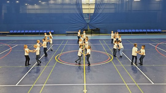 Tančí celá škola, ZŠ Skřečoň na vlně Stardance - show video