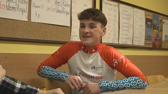 Biatlonista Lukáš Matulka na Olympiádě mládeže - przedstawić wideo