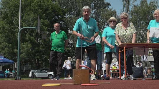 Krajské sportovní hry seniorů v Bohumíně - show video
