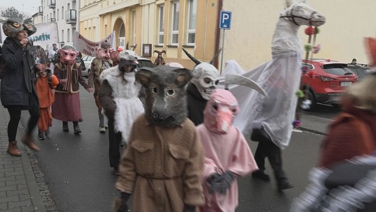 Bohumínem prošel masopustní průvod (2026) - zobrazit video